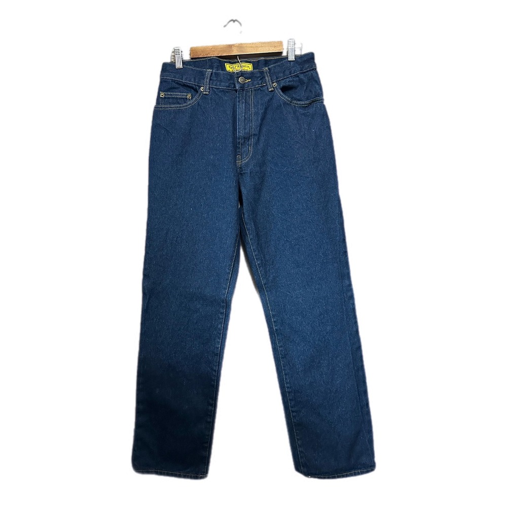 Real Ranch Premium Mens‎ Dark Wash Straight Leg Denim Jeans 32x32 100% Cotton